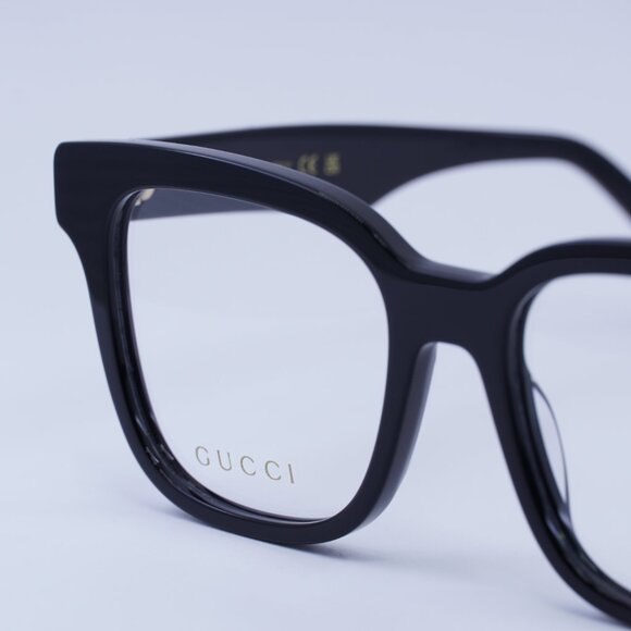 Gucci GG0958O 004 Eyeglasses Black 52mm Square Frame - Picture 9 of 11